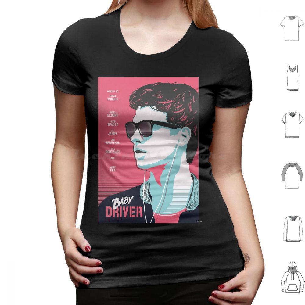 Baby Driver T Shirt 6xl Cotton Cool Tee Baby Driver Movie Cinema Film Cinephile Cool Art Geek