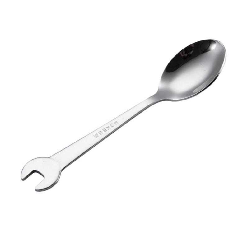 

Creative Wrench Shaped Dinnerware Stainless Steel kitchen Cooking Accessories Heat-Resistant Handle Tableware 1