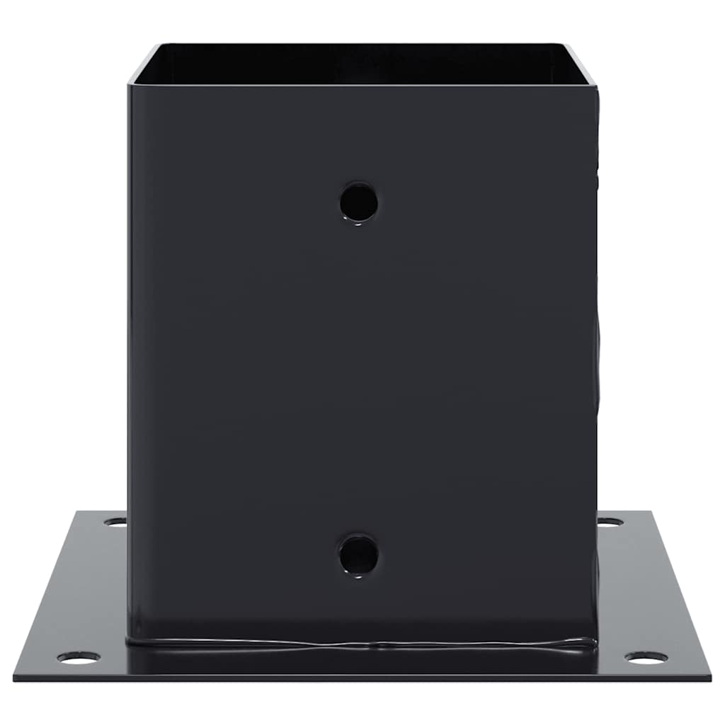 vidaXL Pfostenträger Quadrat 12 Stk. 121x121mm Stahl Pulverbeschichtet