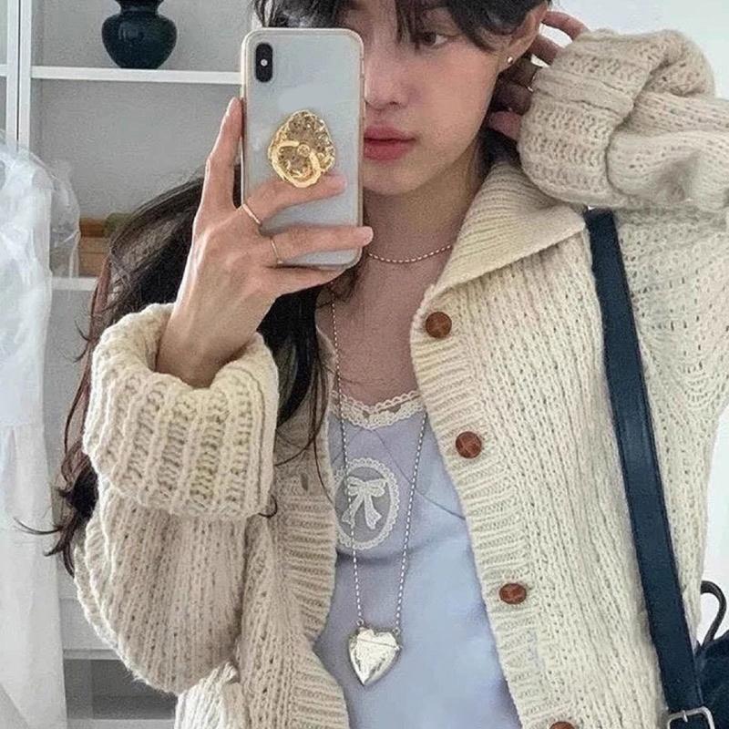 Trendig Lång Kedja Axelväska Kärlekshjärta Formad Hänge Halsband Justerbar Längd Choker Smycken för Modeälskare