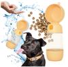 Portable Water Dispenser For Dog And Cat - Orange Bottle