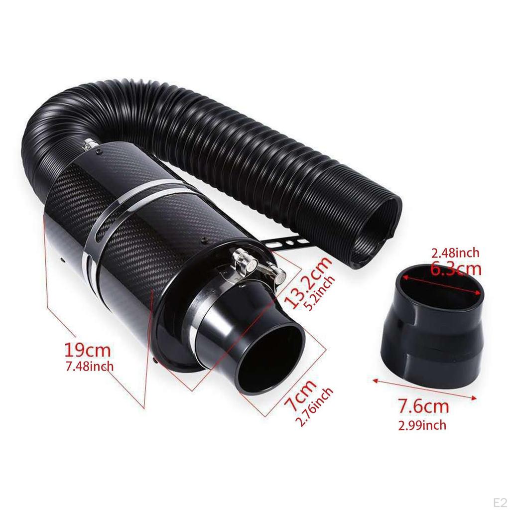 Car Induction Cold Air Intake Kit Professional High Reliability Universal