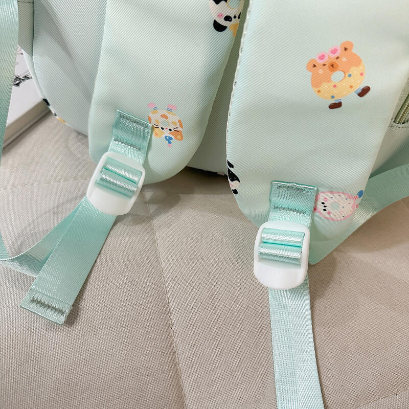Cartoon Print Student Bag Large Capacity Travel Backpack Women's Backpack