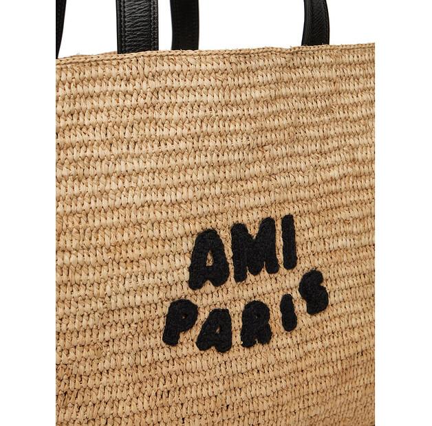 Сумочка AMI PARIS ULL033.AW0077 бежевый