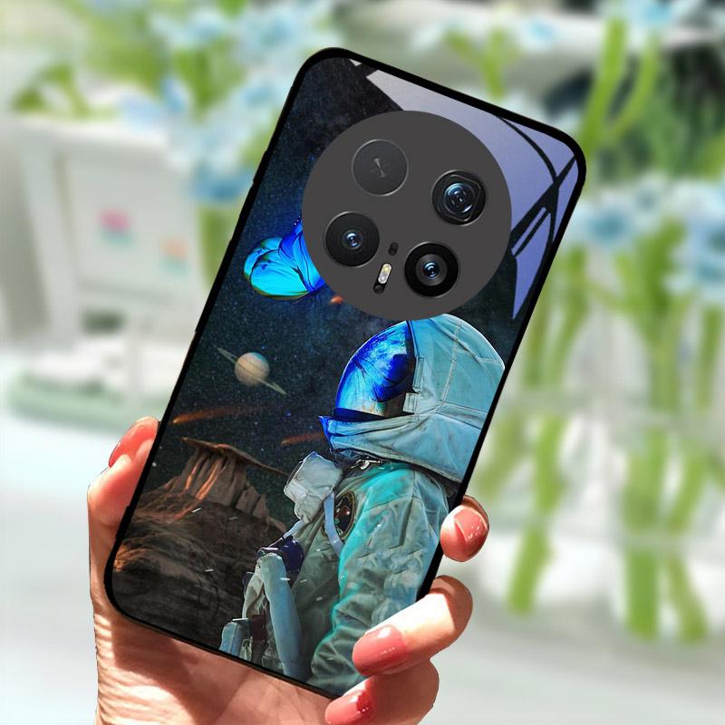 Case For Honor Magic 8 Pro 7 7Pro 6 Lite 5G Luxury Tempered Glass Back Cover For Magic7 6Pro Stylish Shell Bumper Magic8Pro Capa