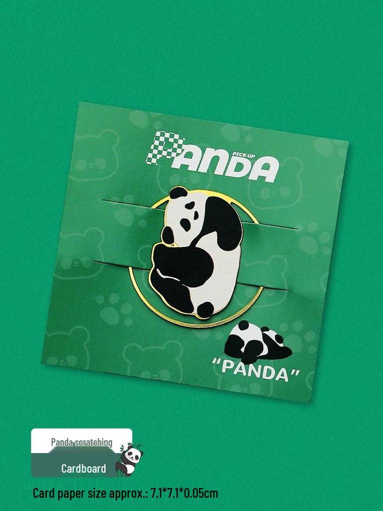 Sichuan Chengdu Giant Panda Metal Bookmark Gift Box - Cute Cartoon Chinese Style
