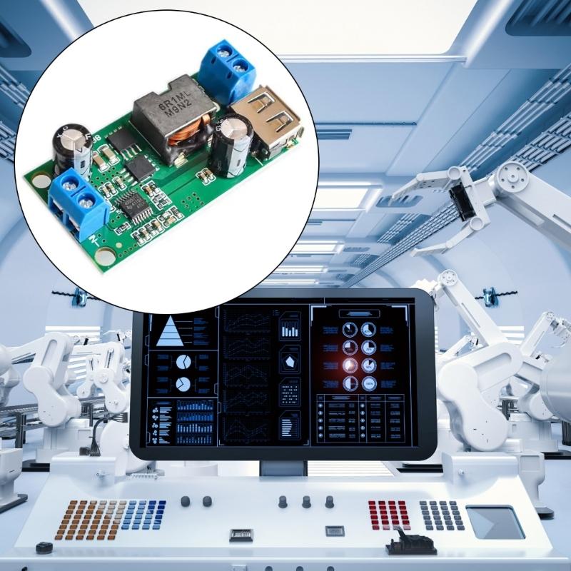Step-Down-Modul Isolierte Stromversorgung Stromreduzierer Adapter 9V 12V 24V 36V auf 5V 5A Modulplatine Ersatz
