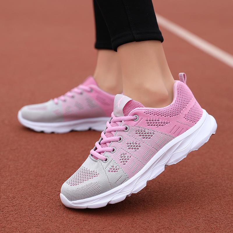 Women Casual Shoes Breathable Walking Mesh Flat Shoes Sneakers Tenis Female Fashion Gym Footwear Women Shoes Woman Sneakers