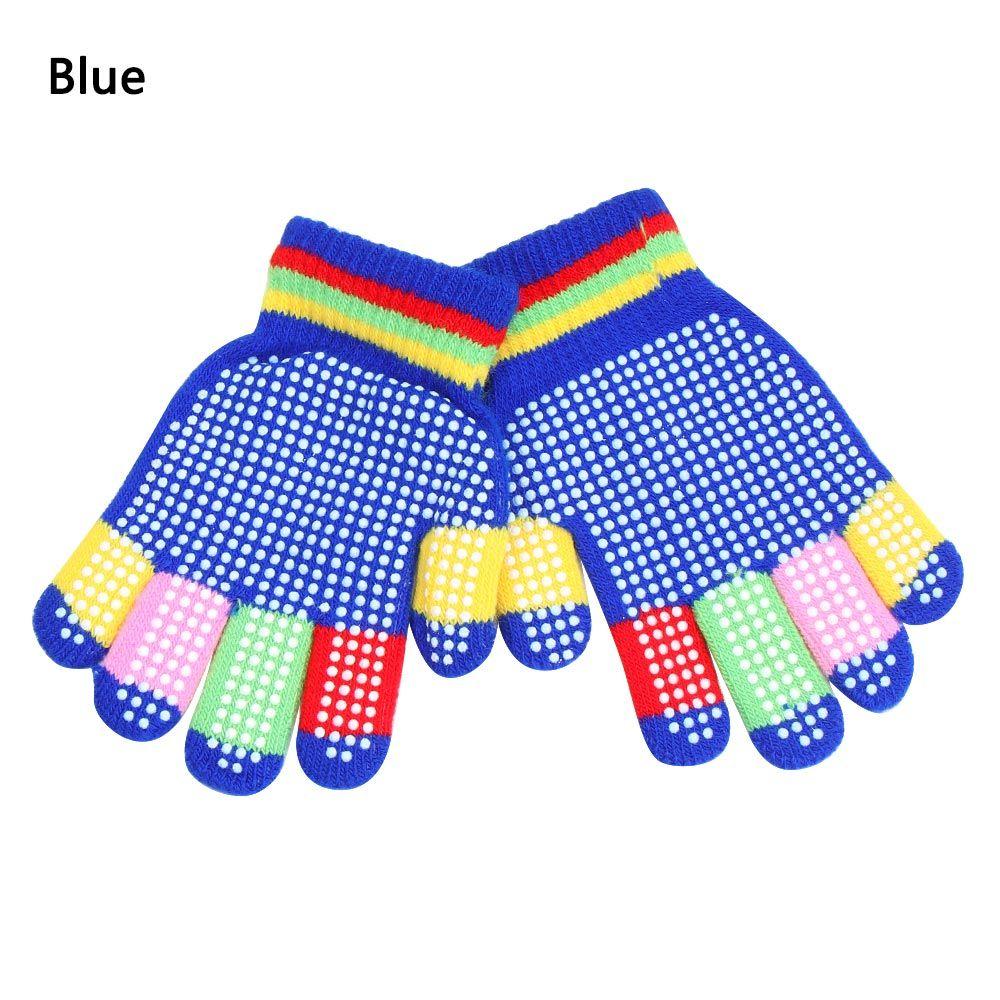 

Аксессуары Акриловые Утолщенные Теплые Вязаные Перчатки Противоскользящие Варежки с Полным Пальцем Зимние Перчатки