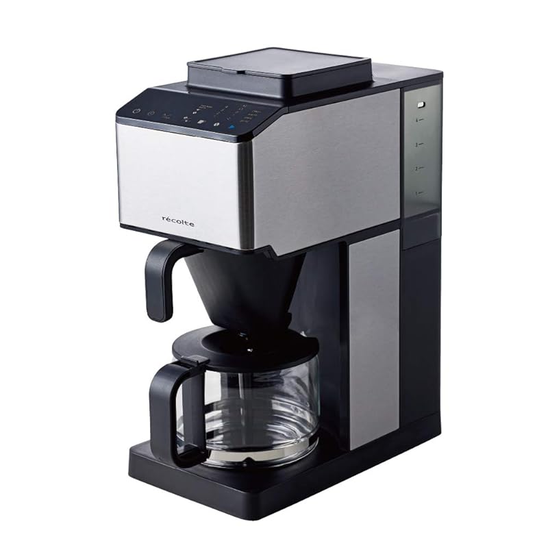 

Recoult Cone type fully automatic coffee maker RCD-1 recolte Grind & Brew Coffee Maker (Silver)