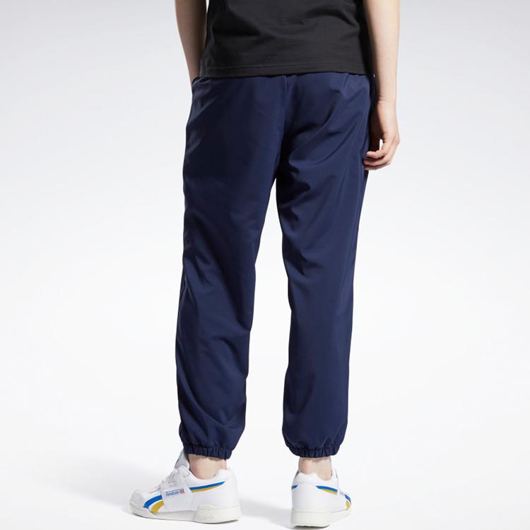 Reebok Retro Casual Comfortable Knitted Sports Pants Men Bottoms Navy-Blue GV5510