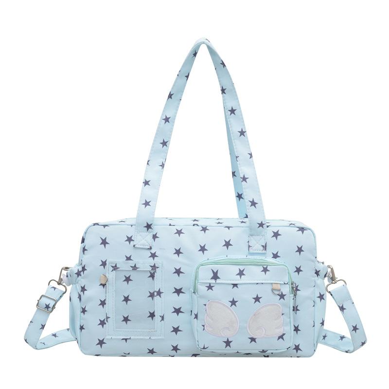 Baby bag pain bag Japanese star printed tote bag women's new shoulder bag commuting high value armpit bag