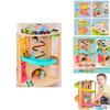 Wooden Multifunction Rotating Slide Car Toy For Baby Educational Play And Diy Fun