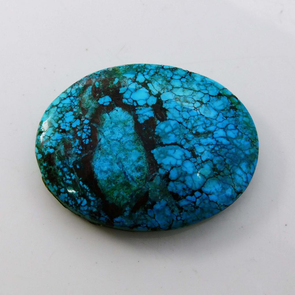 Oval Shape 65.65 Ct Natural Perfect Blue Turquoise Loose Gemstone CERTIFIED
