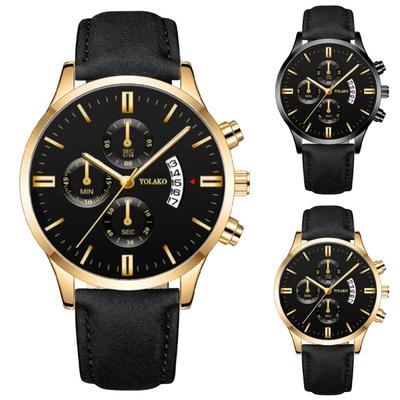 Ανδρικό Δερμάτινο Επαγγελματικό Μοντέρνο Λουράκι Ρολογιού Ρολόι Για Δώρο