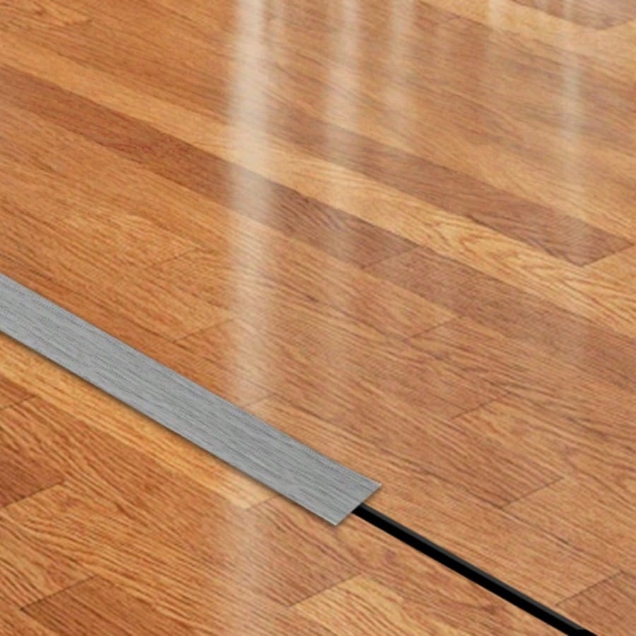 1pc 1m/39.37in self-adhesive PVC floor transition strip, elegant wood grain plastic floor divider strip