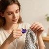 Häkel-Finger-Garnhalter Strick-Fingerhut-Werkzeug Häkel-Spannring für Damen Herren Hobbyisten Künstler Heim-Bastelraum Wohnung
