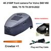 For Volvo S60 V60 S60 LT5 T6 T8 2010 2011 2012 2013 2024 2015 2016 2017- 2020 2021 2022 2023 2024 2025 4K Wifi Car DVR Dash Cam