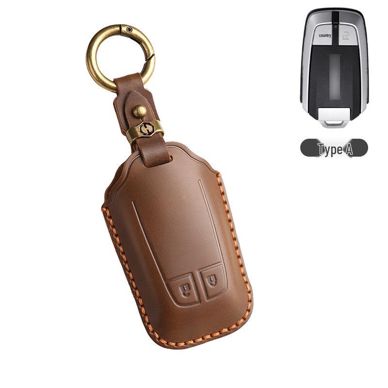 

Premium Genuine Leather Key Case for Jiangxi Isuzu, Dmax, Lingtuo, Mu-X Models