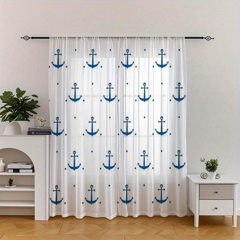 2PCS Digital Printing Sheer Curtain, Peony Flowers Large Pink Floral Pattern, Romantic Luxury Elegant Vintage Bedroom Decor