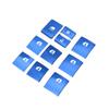 Dow Lift Lock Switch Button Sticker Blue Alloy Win 18- For Toyota Camry 10X