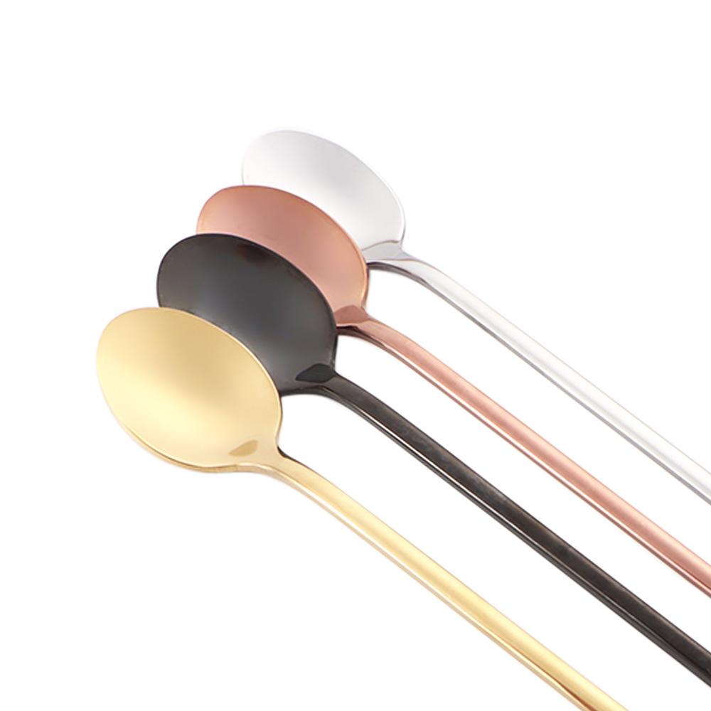 Bar Colorful Flatware Stainless Steel Home Tableware Ice Cream Spoon Teaspoons Spoon Coffee Spoon