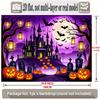 Party Backdrop Halloween Castle Flat Banners Spooky Celebrations Wedding Enthusiasts Event Backdrop Decoration Front Door Decor
