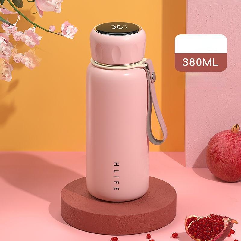 Portable Water Cup Thermos Cup 380ml Vacuum Flasks Portable Stainless Steel Thermos Cup Water Bottle Travel Tea Mug Office Thermos Cup