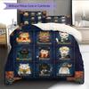 Cartoon Pattern Bedding Quilt Set Quilt Cover Pillowcase Home Decoration Birthday Gift (1 * duvet cover + 2 * pillowcase, without core)