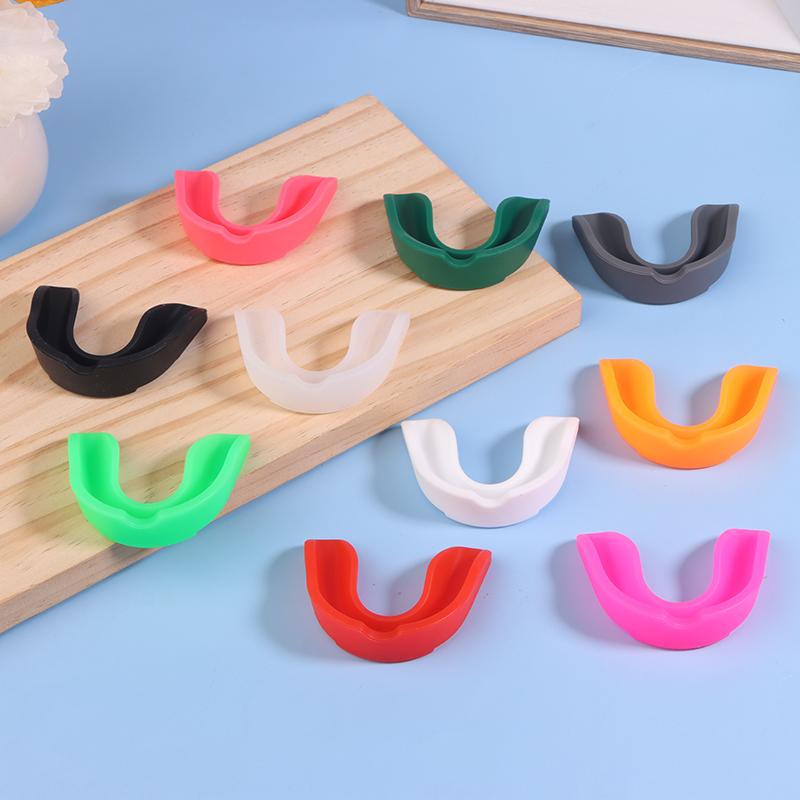 Silikon Tannbeskytter Nattsøvn Munnskjerm Skål For Rugby Karate Bruksisme Boksing Beskyttelse Sanda Trening Tannbeskyttere