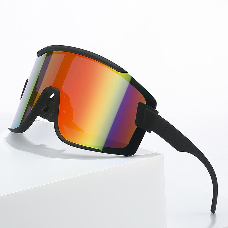 Bao Ge Glasses, Large Frame Cycling Sunglasses, Colorful Sports Sunglasses, Outdoor Road Bike Goggles.