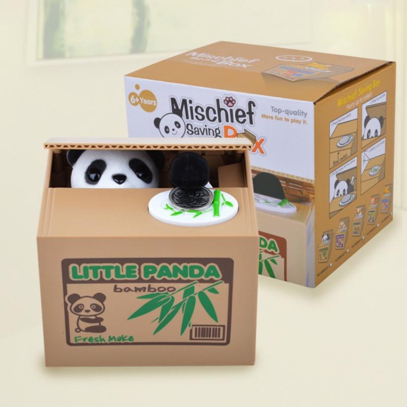 New Steal Money Cat Upgraded Version Steal Money Panda Steal Money Panda Money Box Piggy Bank Gift