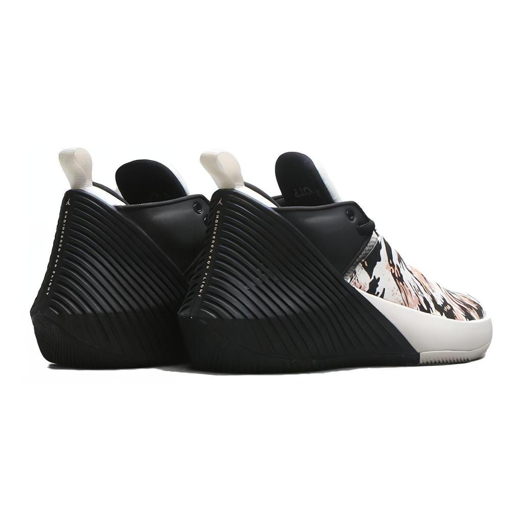 Jordan Why Not Zer0.1 Cushioning, Wear Resistant Mid top Children's Basketball Shoes Black White Teenagers AO9744-003