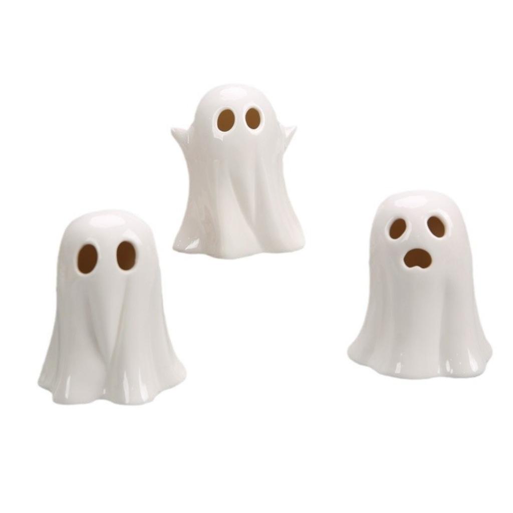 Halloween Cute Desktop Decoration Home Creative Ornaments LED Light Candle Holder
