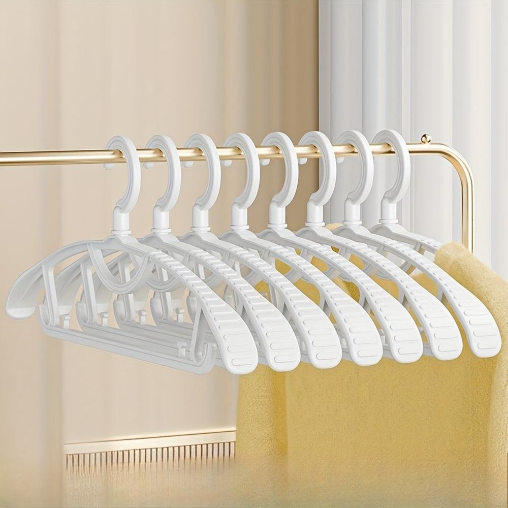 15/30pcs Space Saving Hangers Slim Design, Wide Shoulder Non-Slip for Shirts Dresses, Closet Organizer Set To Maximize Space