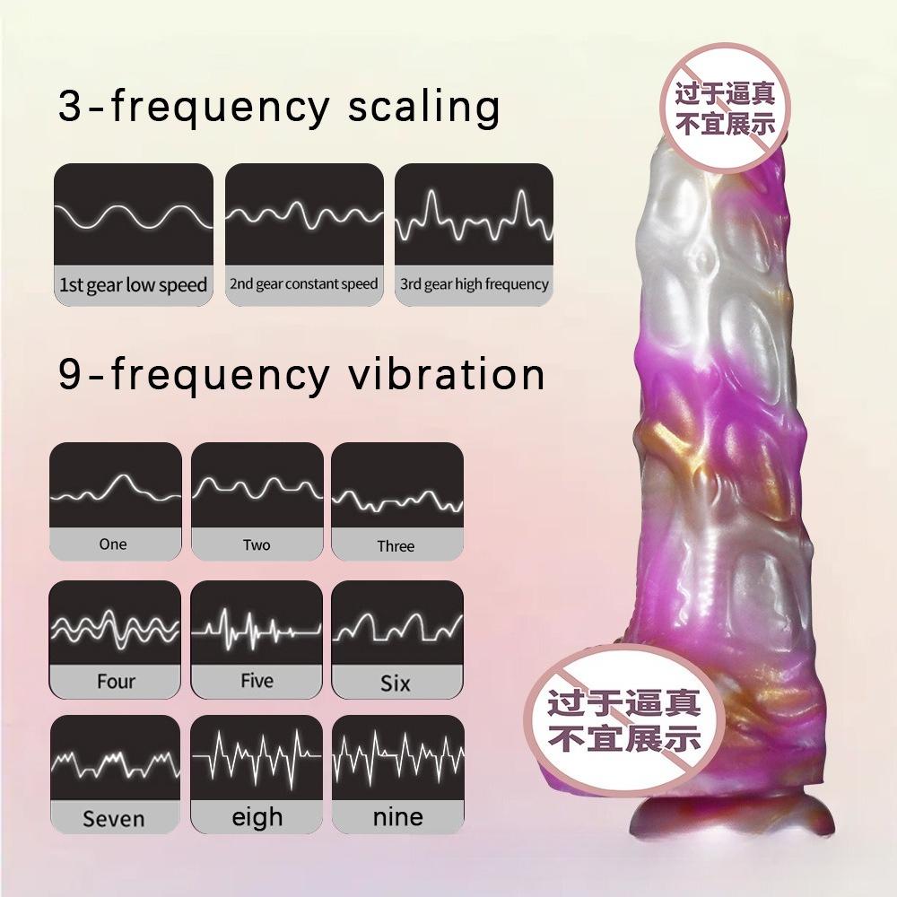 Fake Dildo Simulation Penis Fully Automatic Telescopic Swinging Vibration Heating Special-shaped Dildo Masturbator Sex Toy