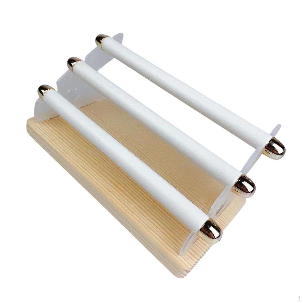 Finger Ring Display Stand Jewelry Holder Rack 3 Layer Risers Storage Tower Organizer Shelf for