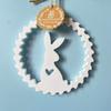 Easters Themed Silicone Craft Mould Designs for Rabbits Charm Easy to Clean and Reusable for Crafting