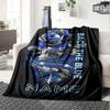 Blue Rose And Handcuffs Back The Blue Throw Blanket Support Law Enforcement Gift Idea For Home Decort23
