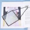 WTEMPO Vintage Mini Hänge-Fotorahmen Doppelglas-Display Elegantes Faltbares Scharnierdesign für Gepresste Blume Bild Charmante Heim-Wanddekorationen,