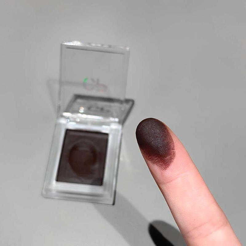 Cappuvini Dark Brown Monochrome Eyeshadow Cream Mashed Natural Smudge-Resistant Non-Drying Matte Eye Shadow Waterproof Eyeliner
