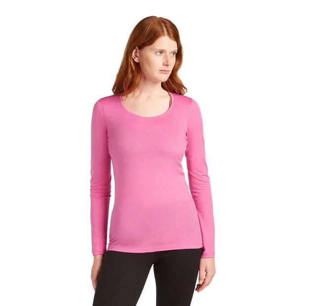 Icebreaker Базовый слой с длинным рукавом Merino 200 Oasis Scoop
