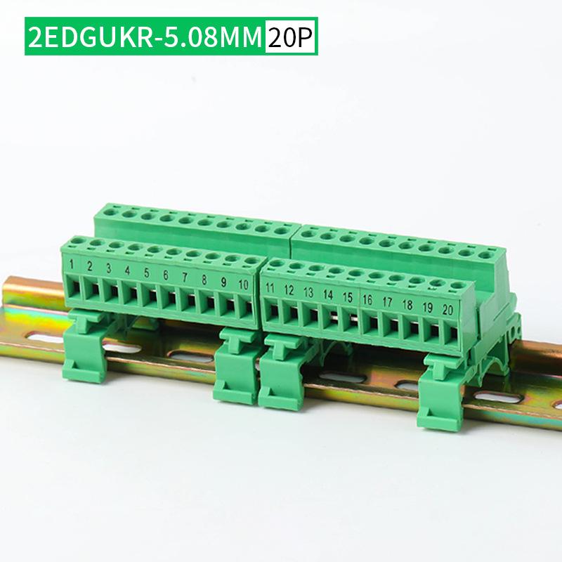 2EDG-UKR-5.08MM Plug-in Rail Guide Terminal Block Connector