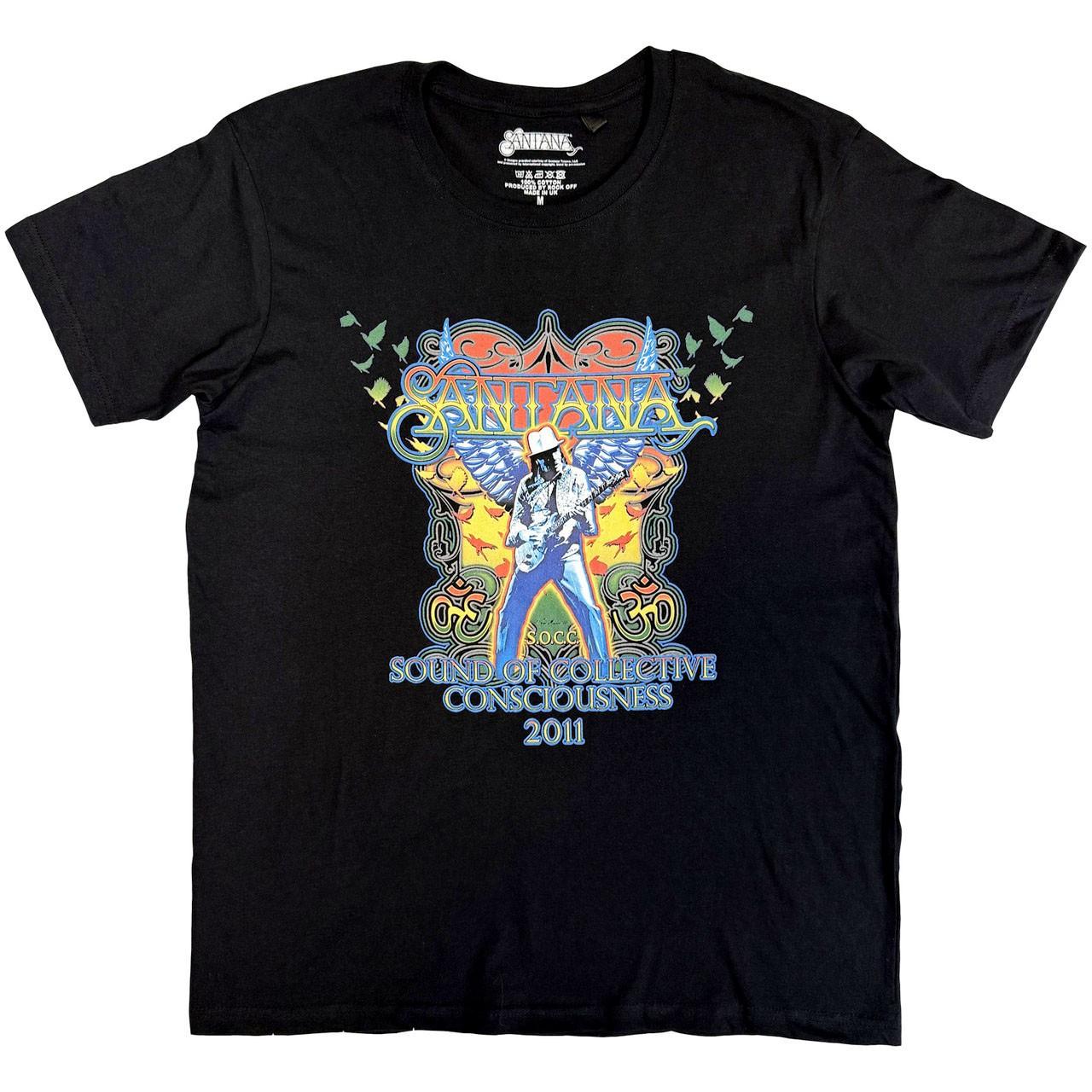Santana - Collective Consciousness Tour 11 - Black t-shirt XL