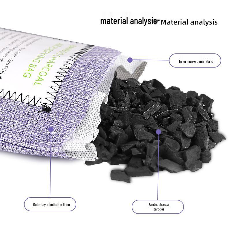 Bamboo Charcoal Odor Remover: Moisture-Proof, Formaldehyde Decomposer for Freshening Car and Home