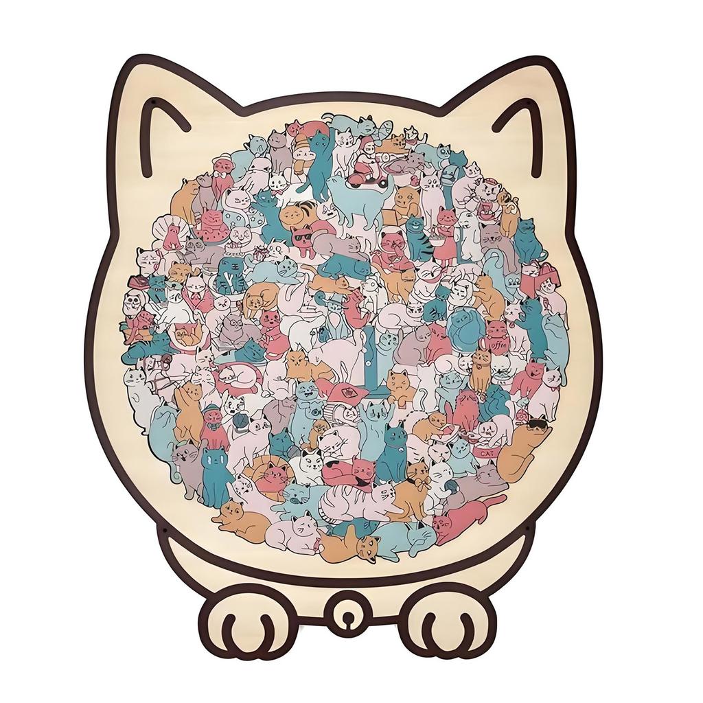 Shaped Wooden Puzzle Puzzle Puzzle Toy, A Gift For Children And Friends