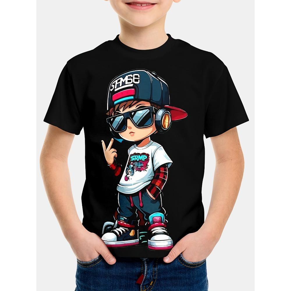 

Kids Clothes Boys Tshirt Short Sleeve Stylish Car Racing Graphic T Shirts Children Summer Clothes Casual Streetwear Boys Clothes 100
