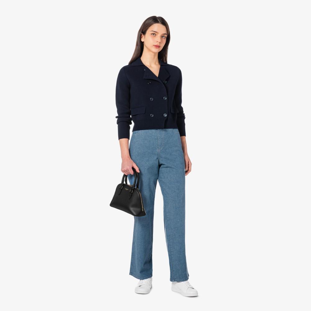 Lacoste Women's Double Jacket-Style Cardigan AF190E-56GHDE