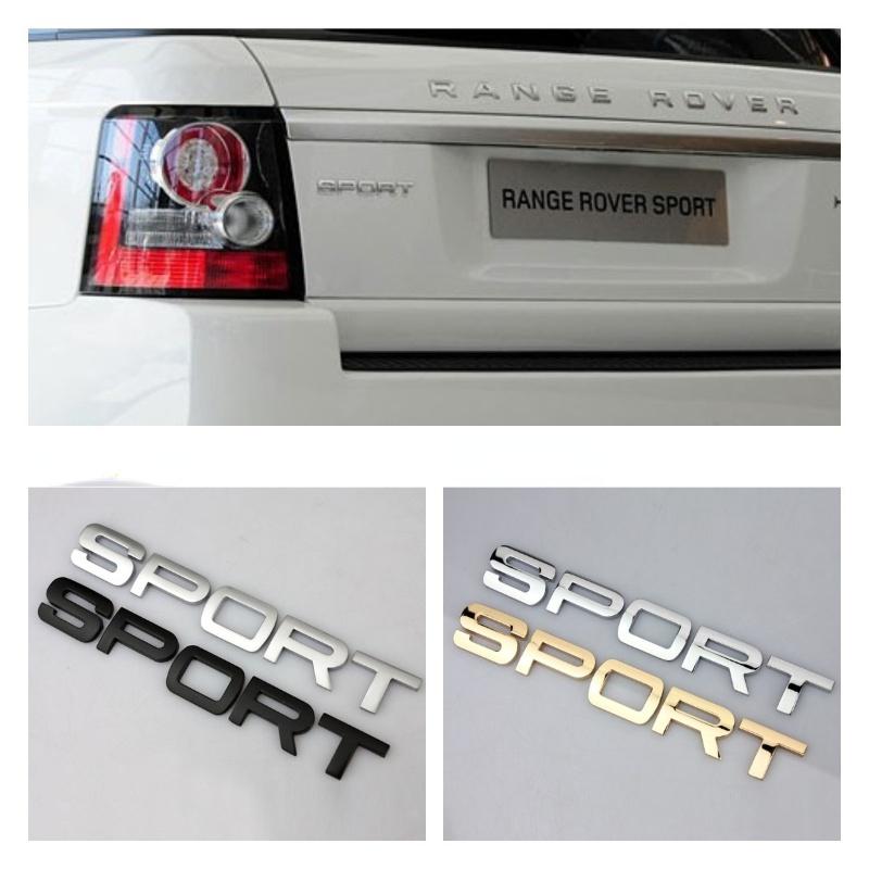 

НАКЛЕЙКИ Land Rover, НОВЫЙ логотип Range Rover Sport, персонализированные металлические декоративные наклейки для багажника, наклейки на кузов