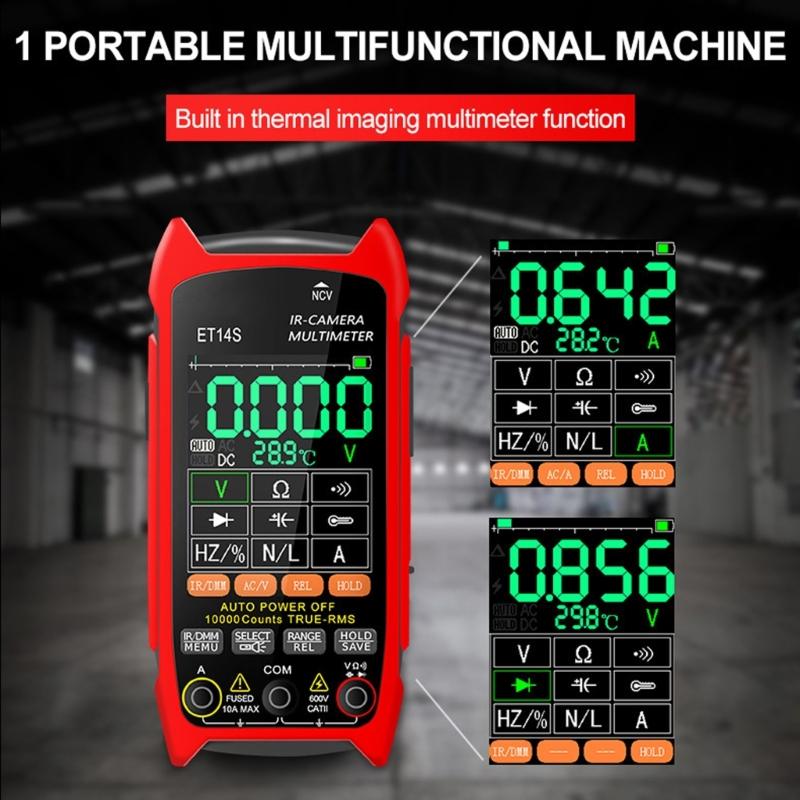 ET14S Thermal Imaging Device Multimeter 2 in 1 Thermal Imager 2.8inch Screenfor Accurate Measurements Home Appliance